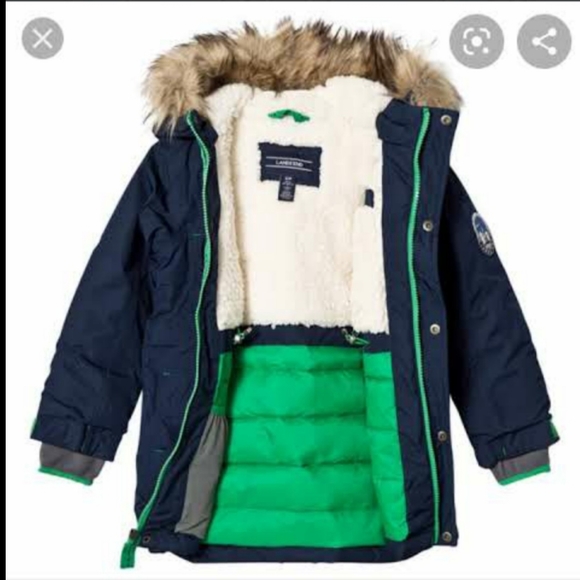 Kids Boys Parka Size Large Husky 416 